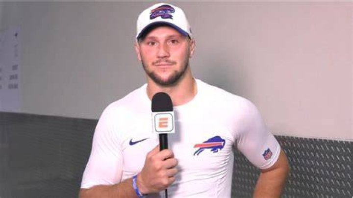 Josh Allen girlfriend: Does Josh Allen have a girlfriend? 1 dm 220909 Josh Allen interview63