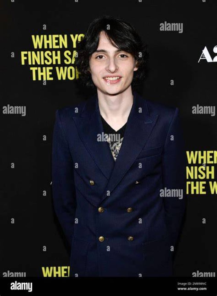 Finn Wolfhard attends the screening of "When You Finish Saving The World" at Crosby Street Hotel on January 12, 2023 in New York City.
