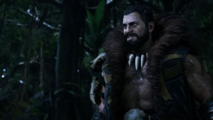 Kraven the Hunter smiling in Insomniac's Spider-Man 2