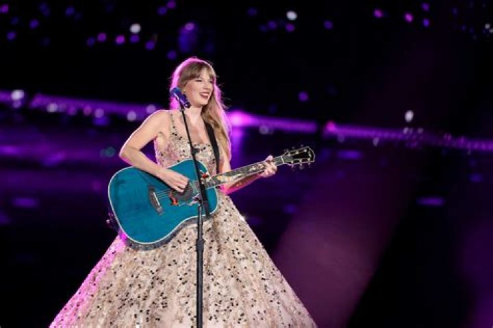 Taylor Swift performing 'All Too Well' during The Eras Tour
